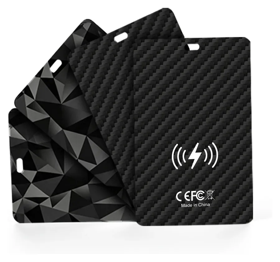 Smart card tracker on a neutral studio surface, used as a representative product image
